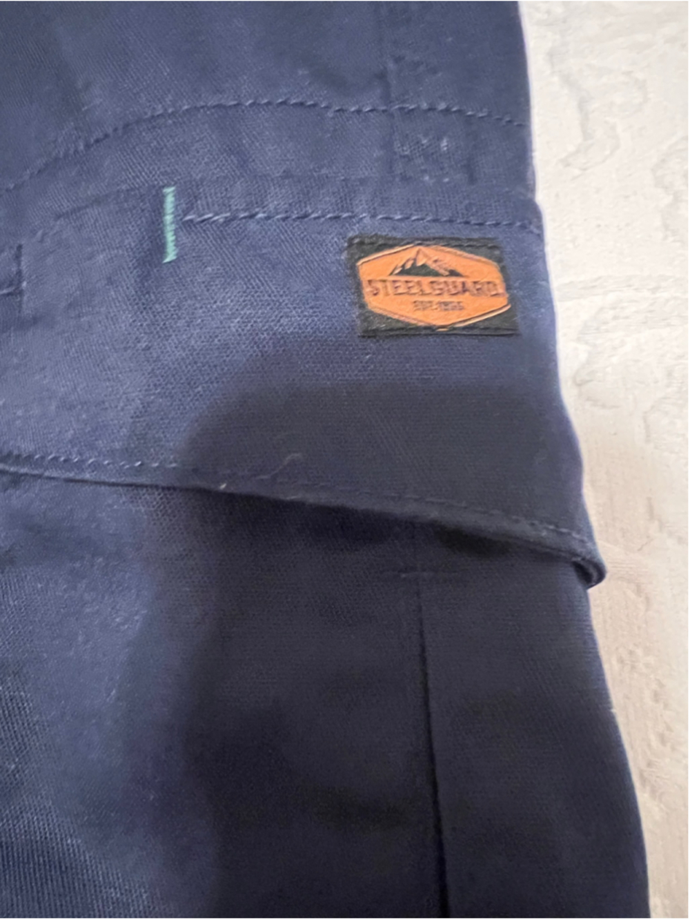 Men's Steelguard Cargo Pants Navy Waist 42 - Picture 8 of 10